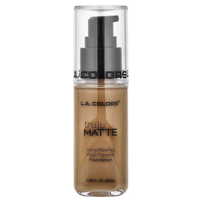 Product Image for L.A. Colors, Truly Matte Foundation, CLM360 Cafe, 1.35 fl oz (40 ml)