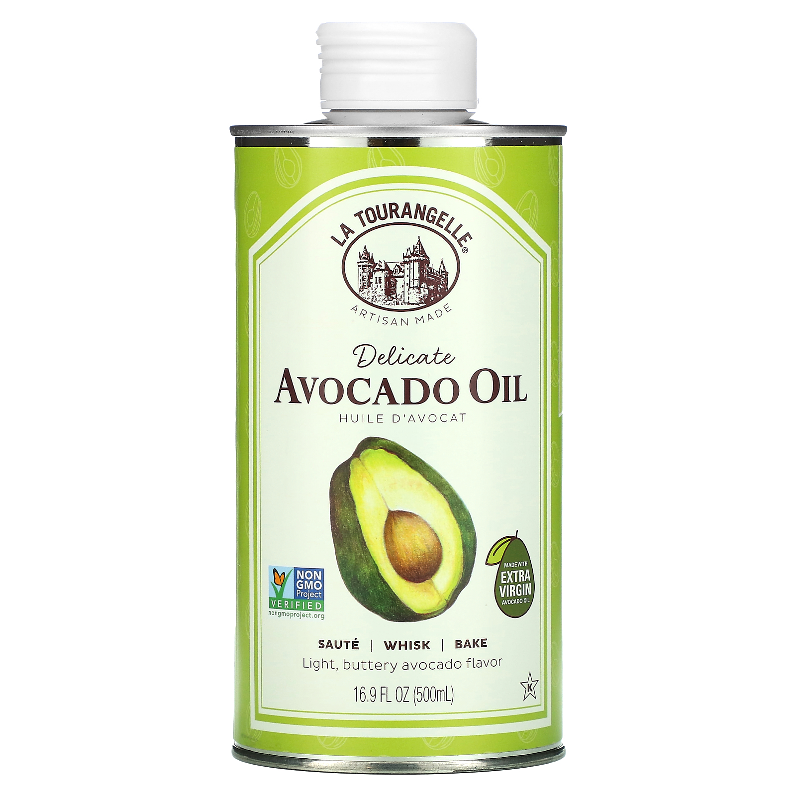 La Tourangelle, Delicate Avocado Oil, 16.9 fl oz (500 ml)