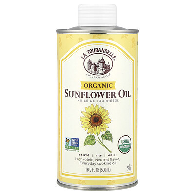 La Tourangelle, Organic Sunflower Oil, 16.9 fl oz (500 ml)