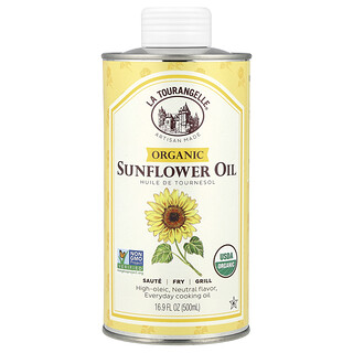 La Tourangelle, Aceite de girasol orgánico, 500 ml (16,9 oz. líq.)