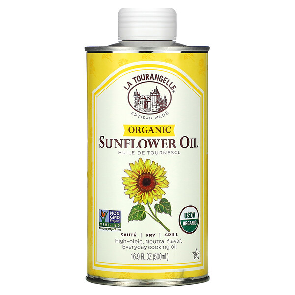Organic Sunflower Oil, 16.9 fl oz (500 ml)