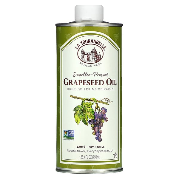 La Tourangelle, Expeller-Pressed Grapeseed Oil, 25.4 fl oz (750 ml)