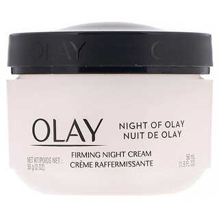 Olay, Night of Olay, укрепляющий ночной крем, 56 мл (1,9 жидк. Унции)