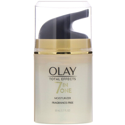 

Olay Total Effects, 7 в 1, увлажняющее средство, без отдушек, 50 мл (1,7 жидк. унций)