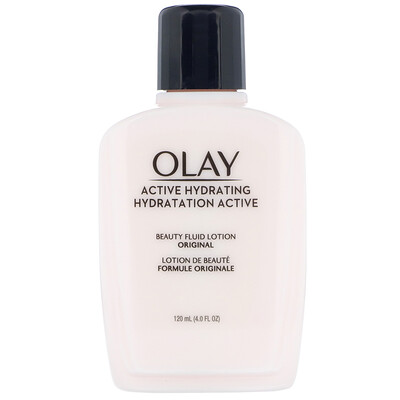 Olay Active Hydrating, флюид для лица, оригинальный, 120 мл (4 жидк. унции)