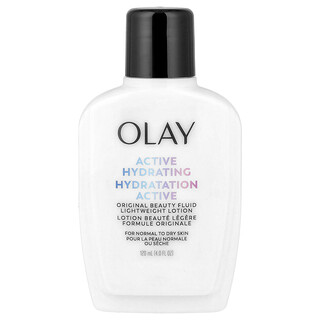 Olay, Aktiv fugtgivende, original skønhedsvæske let lotion, til normal til tør hud, 120 ml