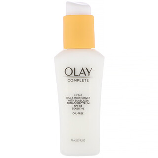Olay, Complete, UV365 Daily Moisturizer, SPF 30, Sensitive,  2.5 fl oz (75 ml)