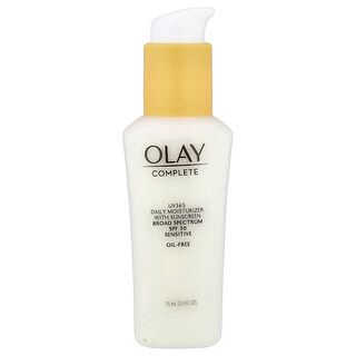 Olay, Complete, UV365 Daily Moisturizer With Sunscreen, SPF 30, Sensitive,  2.5 fl oz (75 ml)