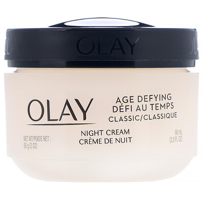 Olay Age Defying, Classic, ночной крем, 60 мл (2 жидк. унции)