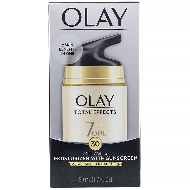 Olay, Total Effects, 7-in-One Anti-Aging Moisturizer with Sunscreen ...