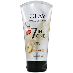Olay, Total Effects, 7-in-One Refreshing Citrus Scrub, 5 fl oz (150 ml) отзывы