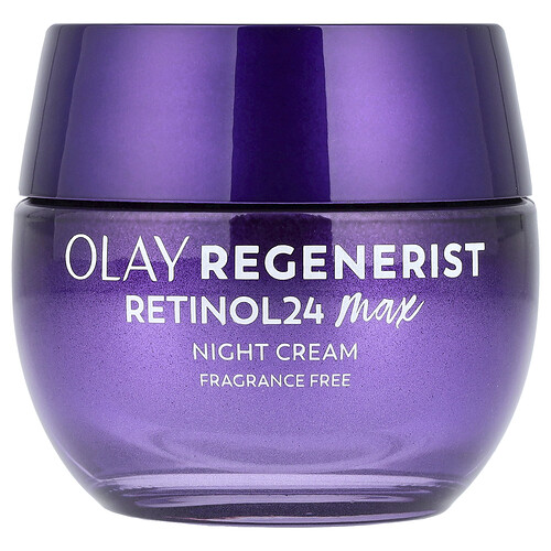 Olay, Regenerist, Retinol24 Max Nachtcreme, parfümfrei, 48 g