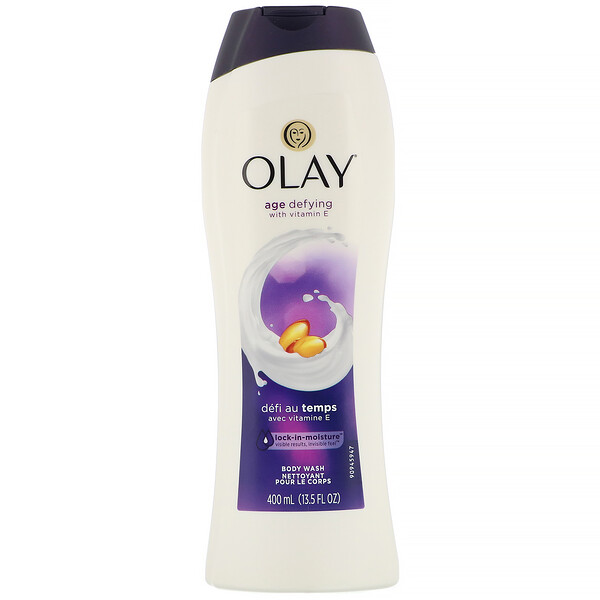 Olay, Age Defying Body Wash with Vitamin E, 13.5 fl oz (400 ml) iHerb