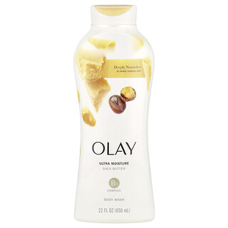 Olay, Jabón líquido para el cuerpo con manteca de karité ultrahumectante, 650 ml (22 oz. Líq.)