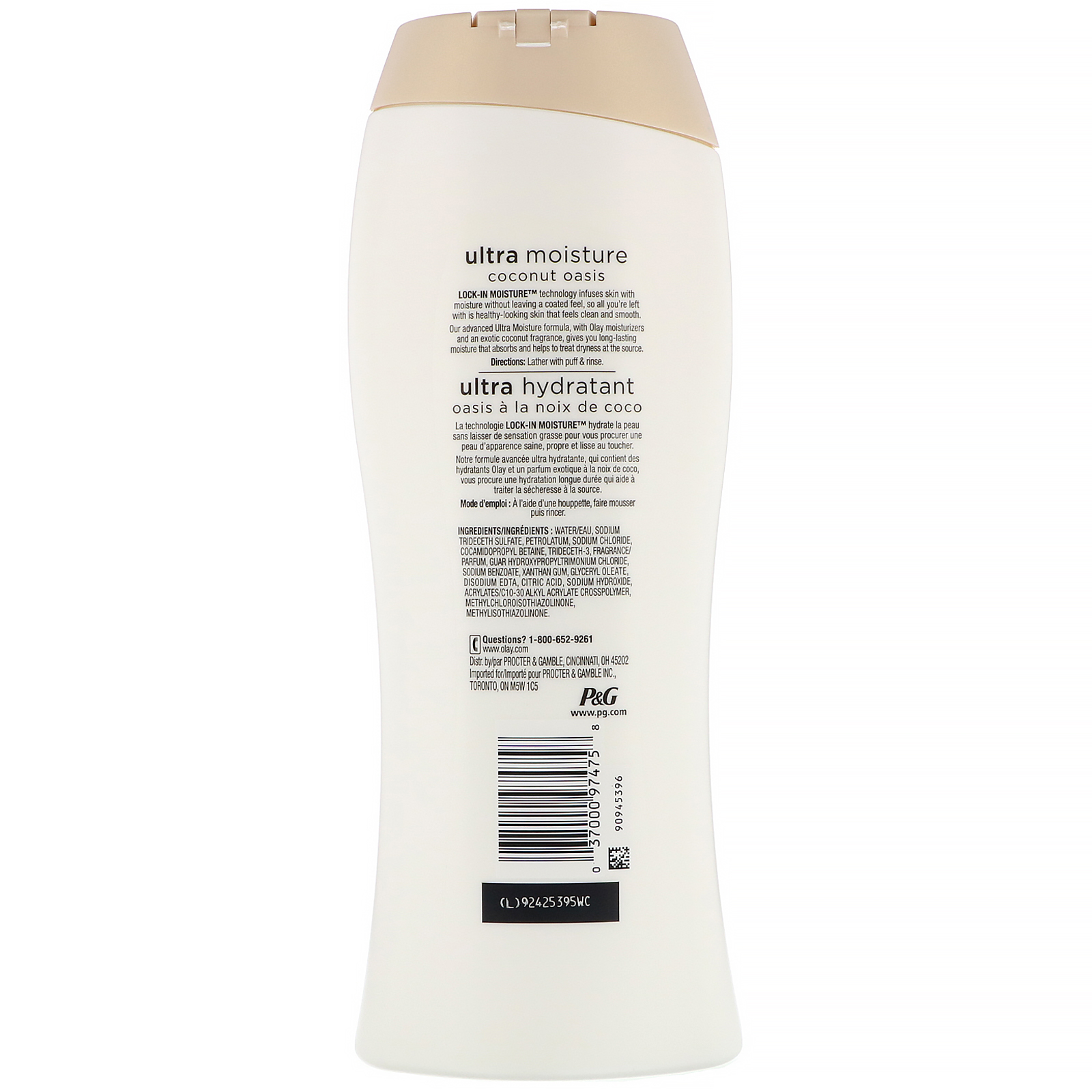 Olay, Ultra Moisture Body Wash, Coconut Oasis, 22 fl oz (650 ml) iHerb