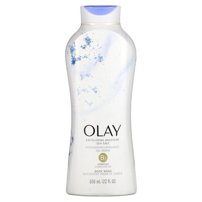 

Olay Отшелушивающий гель для душа для ежедневного использования, с морской солью, 650 мл (22 жидк. унции)