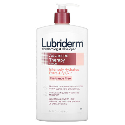 Lubriderm AdvancedTherapy, лосьон для интенсивного увлажнение очень сухой кожи, 709мл (24жидк.унции)