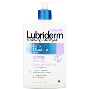 Отзывы о Лубридерм, Daily Moisture Lotion, Shea + Calming Lavender Jasmine, 16 fl oz (473 ml)