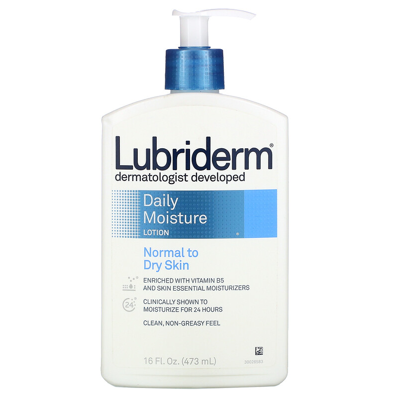 Lubriderm, Daily Moisture Lotion, 16 fl oz (473 ml) - iHerb