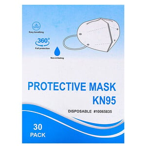 Отзывы о Landsberg, Disposable KN95 Protective Face Mask, 30 Pack