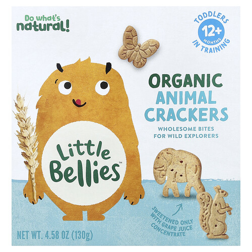 Little Bellies, Bio-Cracker in Tierform, ab 12 Monaten, 130 g (4,58 oz.)