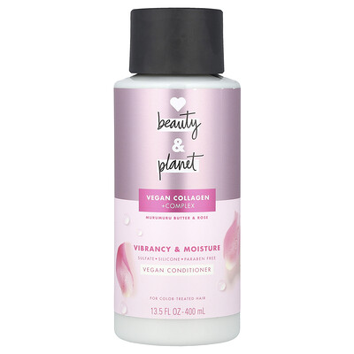 Photos - Hair Product Love Beauty and Planet Love Beauty and Planet, Vegan Conditioner, For Color Treated Hair, Murumuru Butter & Rose, 13.5 fl oz