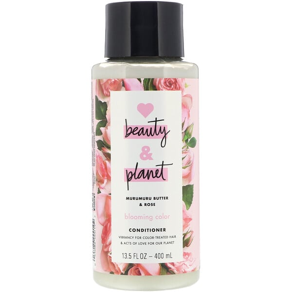 Love Beauty and Planet, Blooming Color Conditioner, Murumuru Butter & Rose, 13.5 fl oz (400 ml)
