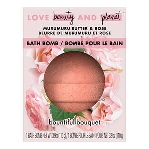 Отзывы о Love Beauty and Planet, Bath Bomb, Murumuru Butter & Rose, 3.9 oz (110 g)