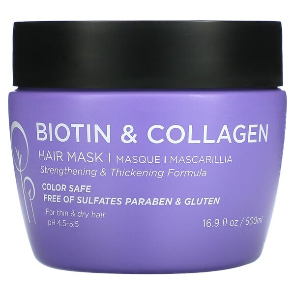 Biotin & Collagen, Hair Mask, 16.9 fl oz (500 ml)