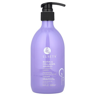 Luseta Beauty, ビオチン＆コラーゲンシャンプー、For Thin＆Dry Hair、500ml（16.9液量オンス）