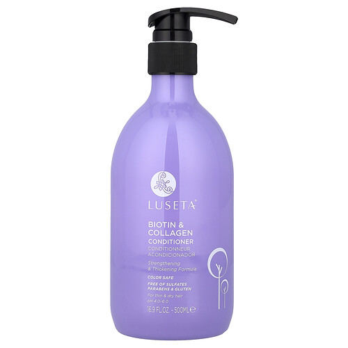 Photos - Hair Product Luseta Beauty Luseta Beauty, Biotin & Collagen Conditioner, For Thin & Dry Hair, 16.9 fl oz LBY-00416(500 ml)
