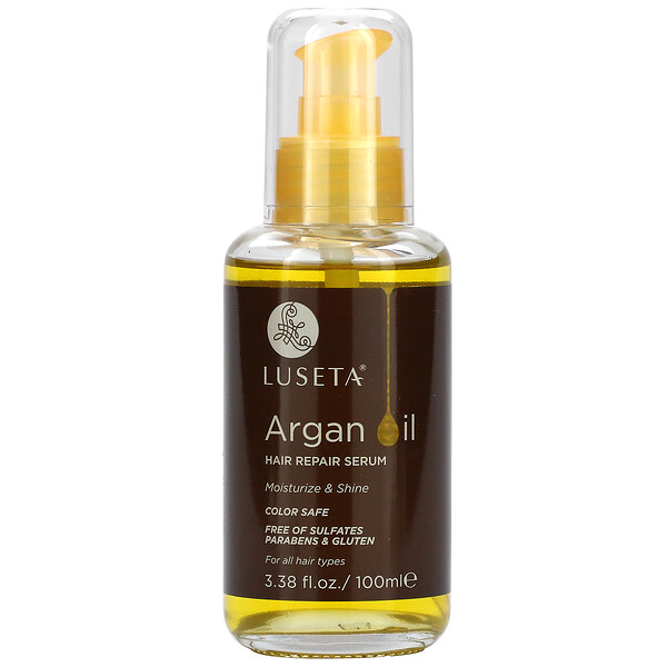 Argan Oil, Hair Repair Serum, 3.38 fl oz (100 ml)