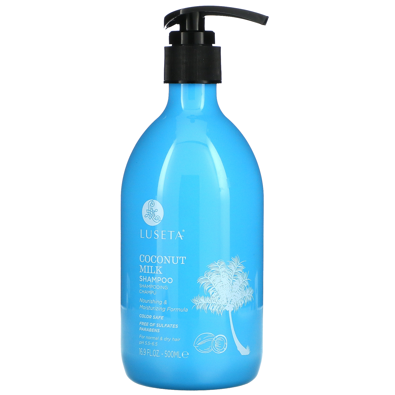 Luseta Beauty, Shampoo, Coconut Milk, 16.9 fl oz (500 ml)