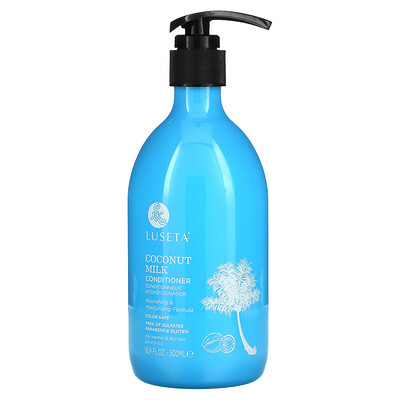 Купить Luseta Beauty Conditioner, For Normal & Dry Hair, Coconut Milk, 16.9 fl oz (500 ml)
