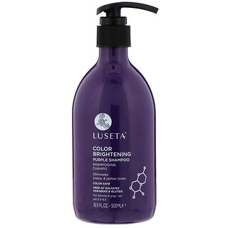 Luseta Beauty, Осветление цвета, фиолетовый шампунь, 16,9 жидких унций (500 мл)