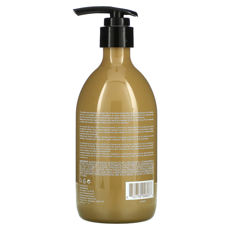 Luseta Beauty, Jamaican Black Castor Oil Shampoo, For Thin & Dry Hair