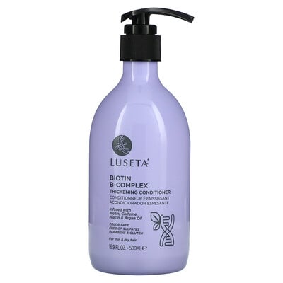 Купить Luseta Beauty Biotin B-Complex Thickening Conditioner, For Thin & Dry Hair, 16.9 fl oz (500 ml)