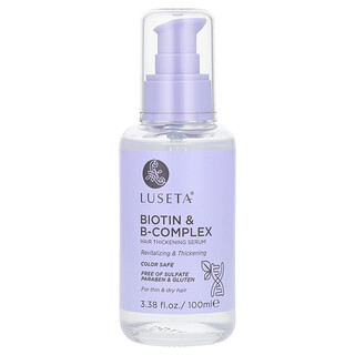 Luseta Beauty, Biotine & B-Complex, Haarverdikkend Serum, Voor Dun & Droog Haar, 3.38 fl oz (100 ml)