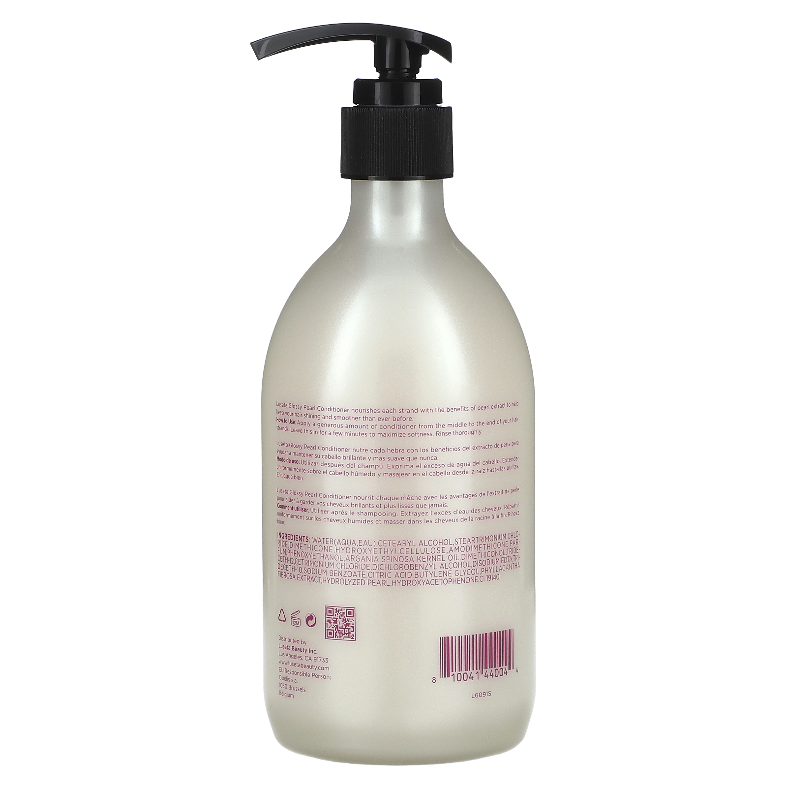 Glossy Pearl Conditioner , 16.9 fl oz (500 ml) - Afbeelding 2 van 2
