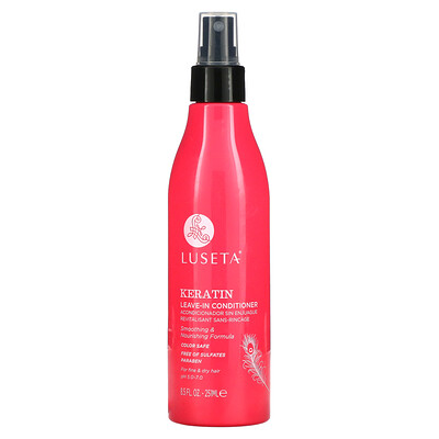 Luseta Beauty Keratin, Leave-In Conditioner, For Fine & Dry Hair, 8.5 fl oz (251 ml)