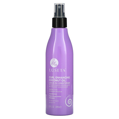 Luseta Beauty Curl Enhancing Coconut Oil Leave-In Conditioner, For All Curl Types, 8.5 fl oz (251 ml)