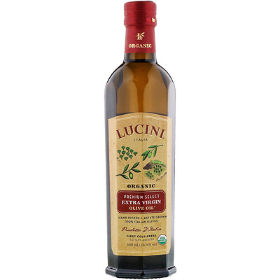Lucini Высококачественное органическое оливковое масло первого холодного отжима, 500 мл (16,9 жидк. унции)