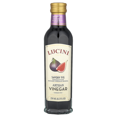 Lucini Artisan Vinegar, Savory Fig , 8.5 fl oz (250 ml)
