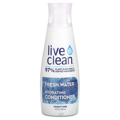 Live Clean Увлажняющий кондиционер, свежая вода, 12 жидк. унц. (350 мл)