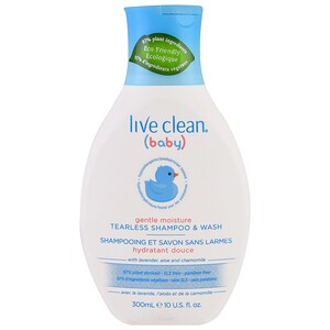 Отзывы о Лив Клин, Baby, Gentle Moisture, Tearless Shampoo & Wash, 10 fl oz. (300 ml)