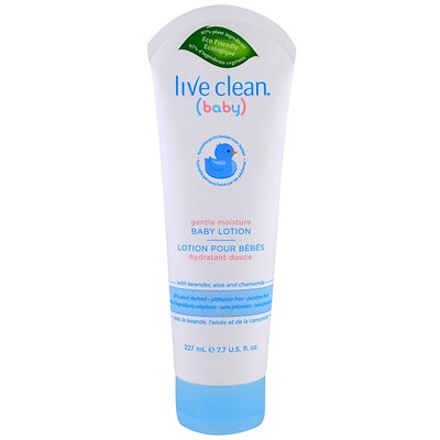 Live Clean Для детей, мягкое увлажнение, детский лосьон, 7.7 унций (227 мл)