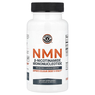 Left Coast Performance, NMN, 60 cápsulas (250 mg por cápsula)