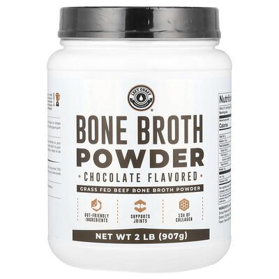 Left Coast Performance, Caldo de huesos en polvo, Chocolate, 907 g (2 lb)