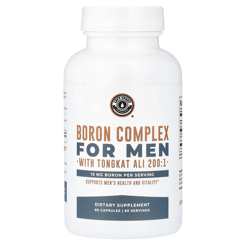 Left Coast Performance, Boron Complex for Men With Tongkat Ali 200:1, 60 Capsules