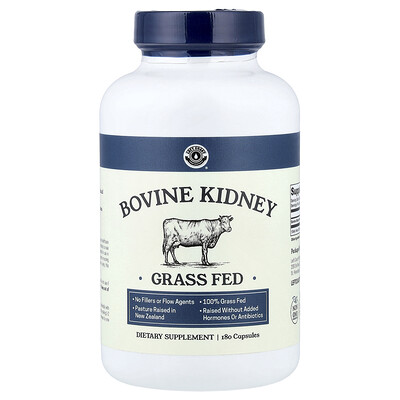 Left Coast Performance, Riñón bovino, 180 cápsulas (500 mg por cápsula)